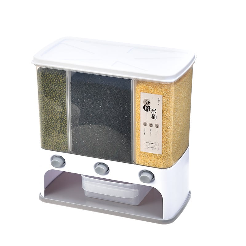 Wall-Mounted Clear Plastic Food Storage Container