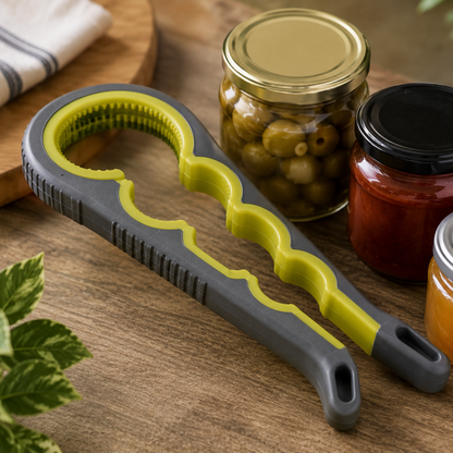 Premium Adjustable Jar Opener – Strong Grip Lid Remover for Any Jar Size