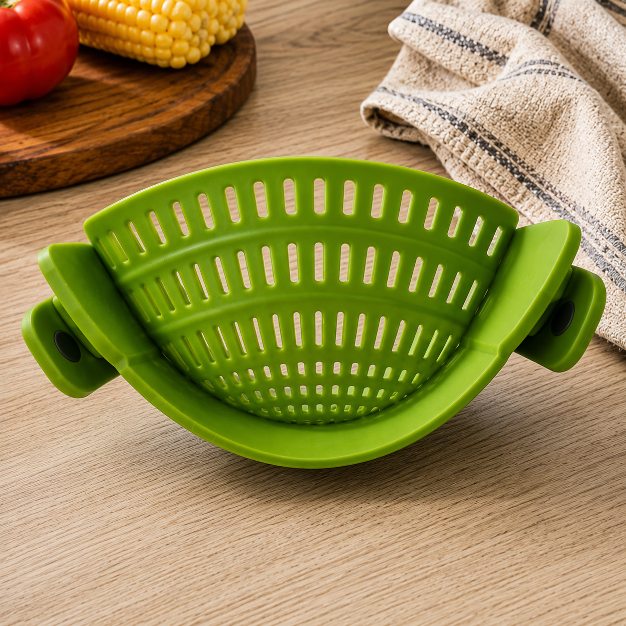Premium Clip-On Pot Strainer for Easy Draining