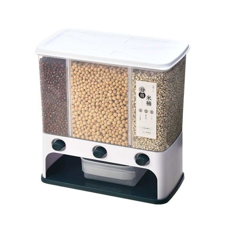 Wall-Mounted Clear Plastic Food Storage Container